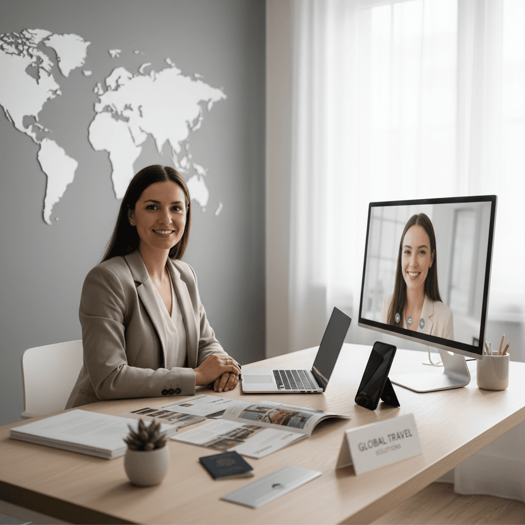 Travel coordinator providing professional booking and support assistance