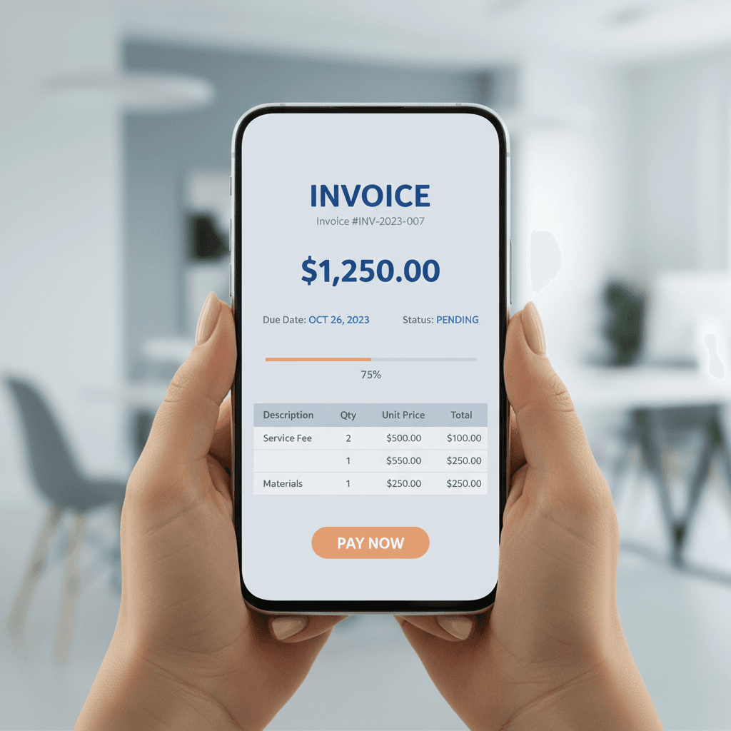 Digital payment dashboard interface